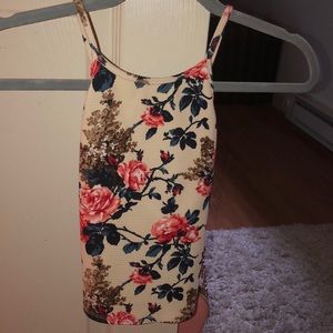 Floral crop top